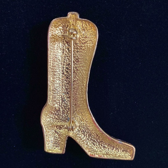 Vintage Western Mates Cowgirl Boot Pin Brooch - Picture 5 of 6